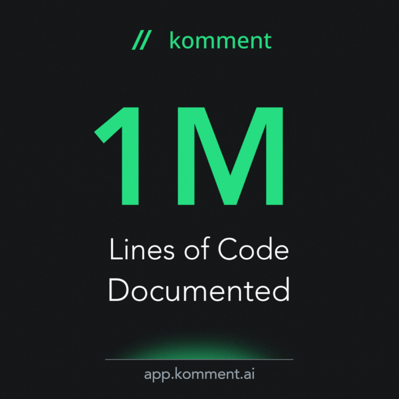 Komment crosses the #million line mark 🎉